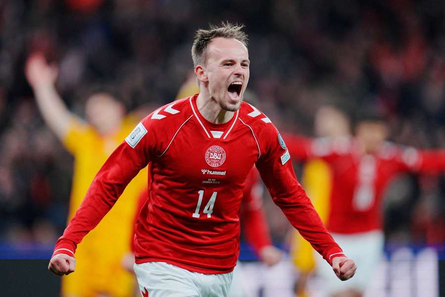 Denmark 4-0 North Macedonia: Danes One Step from World Cup Qualification
