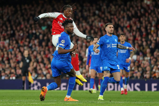 Arsenal Beat Leverkusen 2-0 to Reach UCL Quarter-Finals
