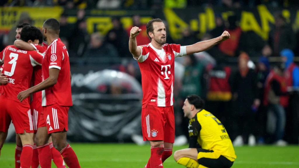 Kane Brace Powers Bayern Past Dortmund in Der Klassiker Thriller
