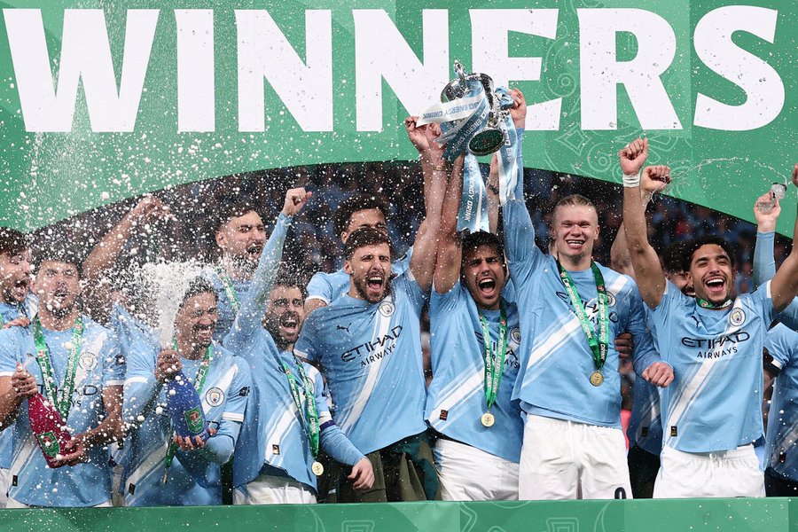 Man City 2-0 Arsenal: O’Reilly Brace Wins Carabao Cup Final