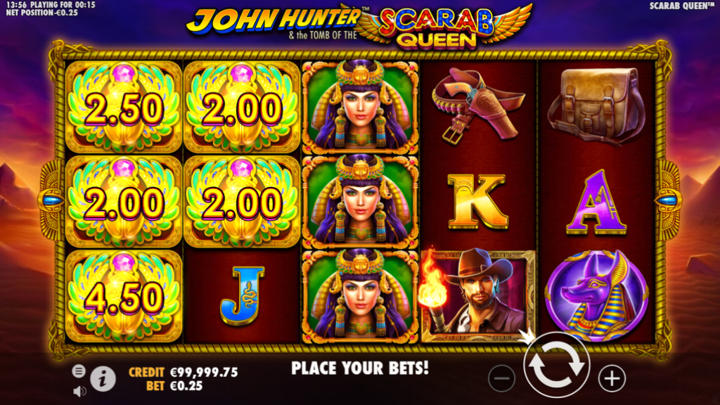 John Hunter: Tomb of the Scarab Queen – Play Online Slot in Kenya for Real Money