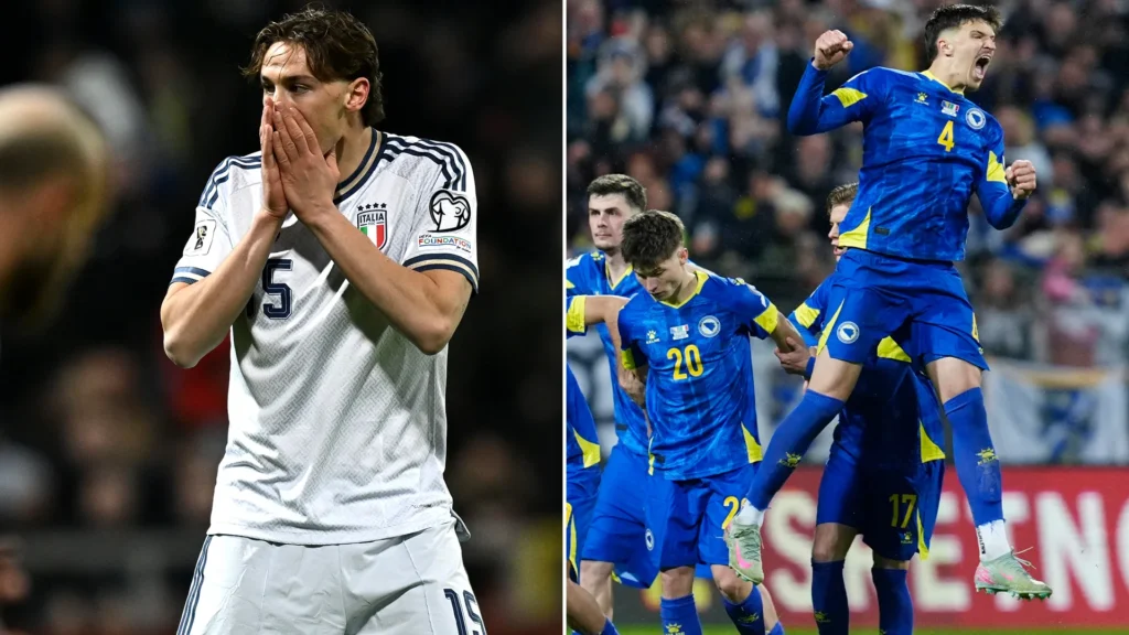 Italy Crash Out as Bosnia Seal Historic World Cup Qualification