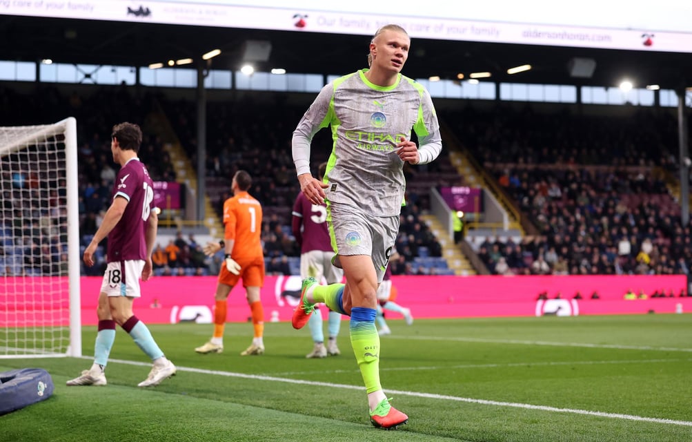 Manchester City Go Top as Burnley Relegated After Narrow 1-0 Win