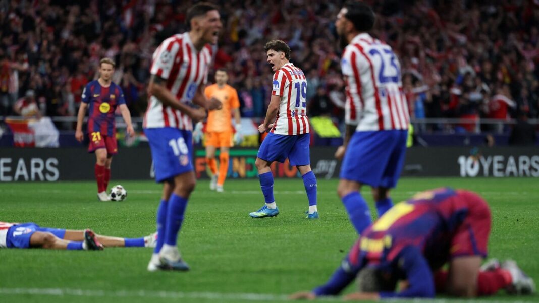 Atlético Madrid Edge Barcelona to Reach UCL Semi-Finals Despite 2-1 Defeat