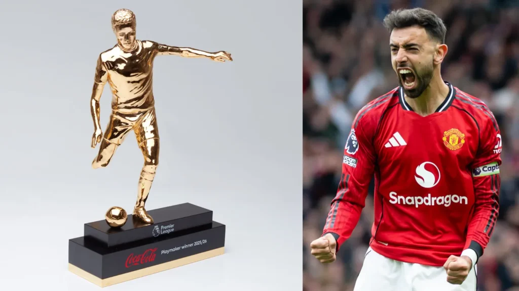 Bruno Fernandes Wins 2025/26 EPL Golden Playmaker Award