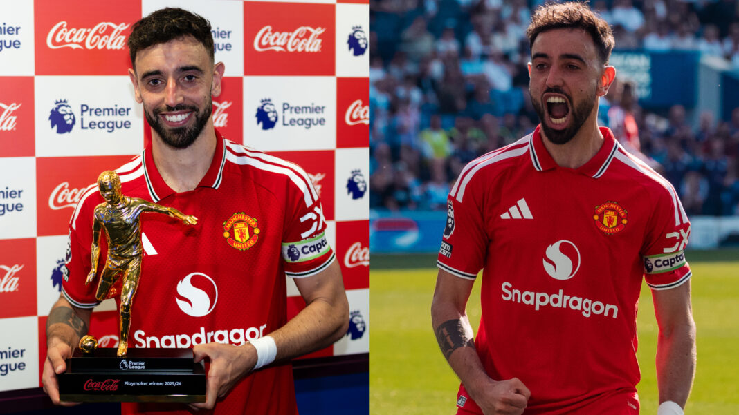 Bruno Fernandes Wins 2025/26 EPL Golden Playmaker Award