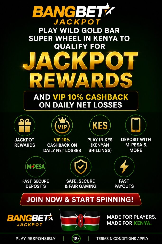 Play Wild Gold Bar Super Wheel in Kenya – Win Big with Real Money Spins