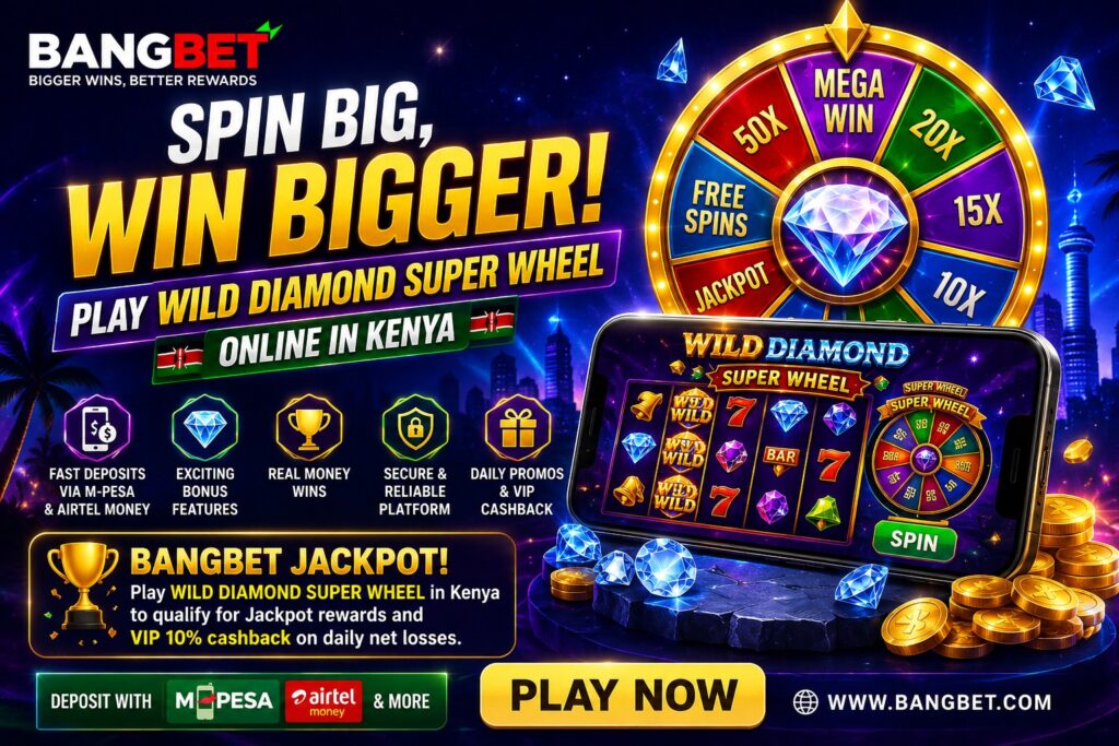 Play Wild Diamond Super Wheel Online in Kenya for Real Money
