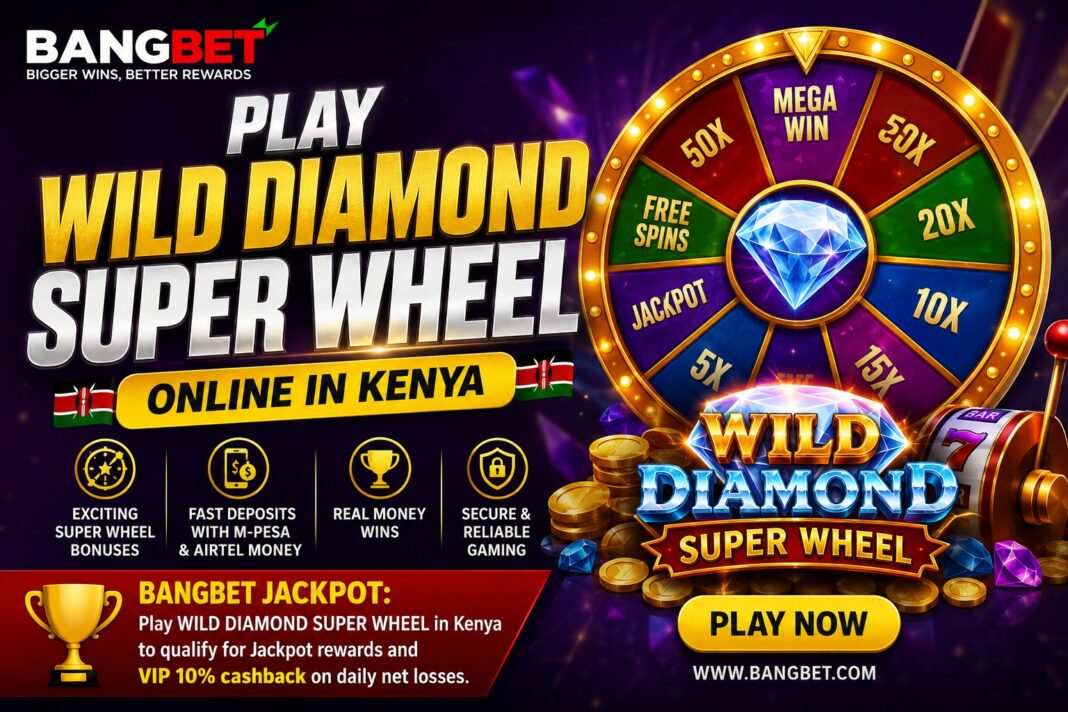Play Wild Diamond Super Wheel Online in Kenya for Real Money