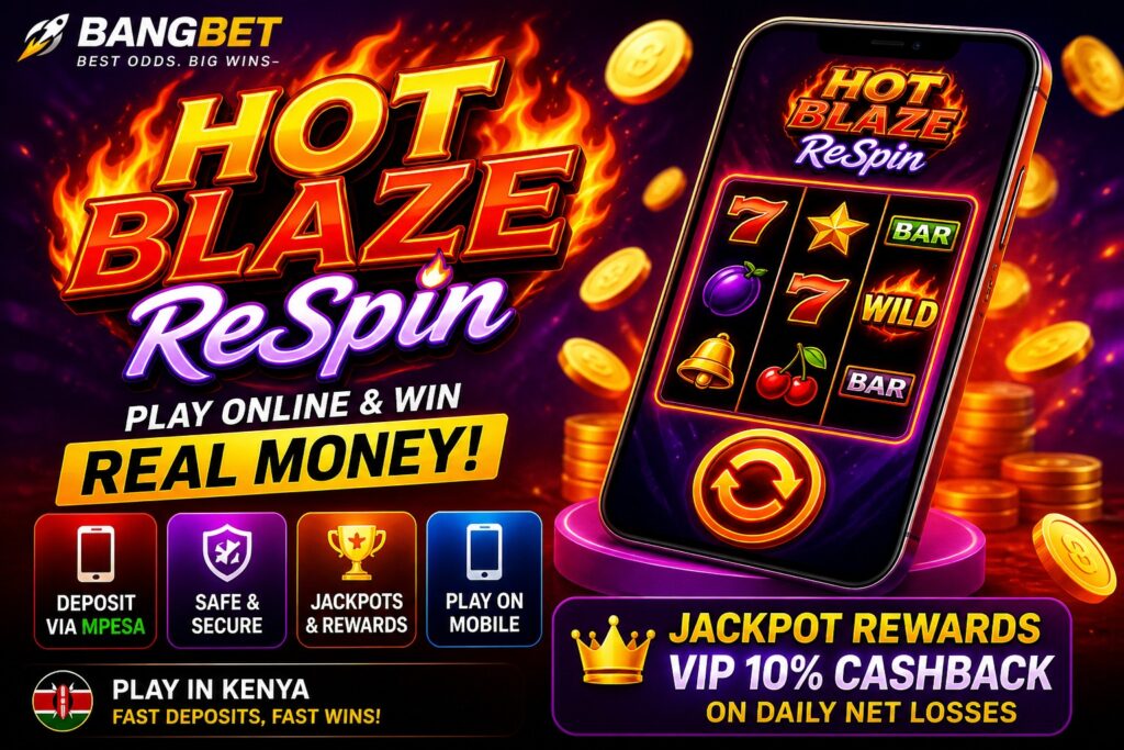 Play HOT BLAZE ReSpin Online in Kenya | Real Money Slot on Bangbet 