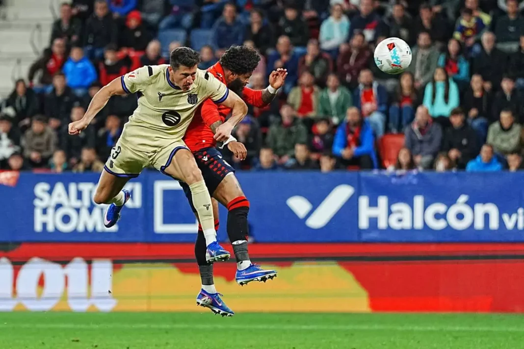 Barcelona Edge Osasuna 2-1 to Close in on LaLiga Title
