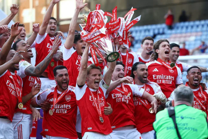 Arsenal Edge Crystal Palace 2-1 to Crown Historic Premier League Triumph