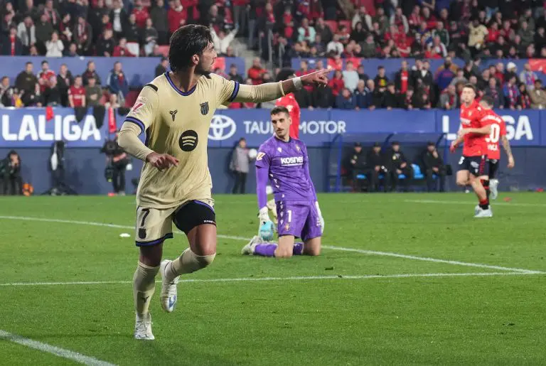 Barcelona Edge Osasuna 2-1 to Close in on LaLiga Title