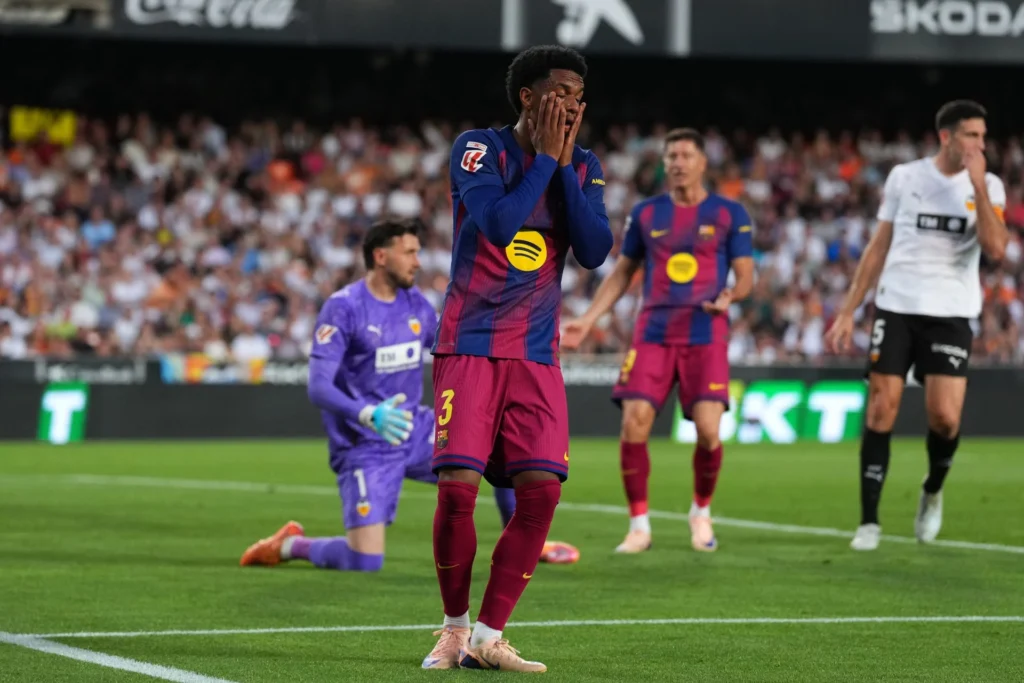 Valencia Shocks Barcelona 3-1 Despite Missing Out on Europe