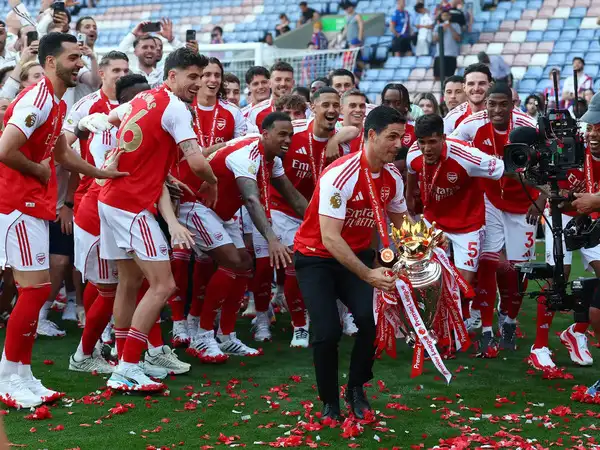 Arsenal Edge Crystal Palace 2-1 to Crown Historic Premier League Triumph