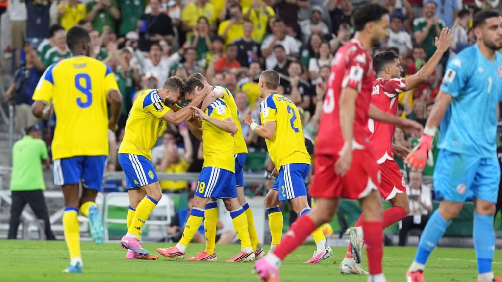 Sweden Thrash Tunisia 5-1 in FIFA World Cup 2026 Opener