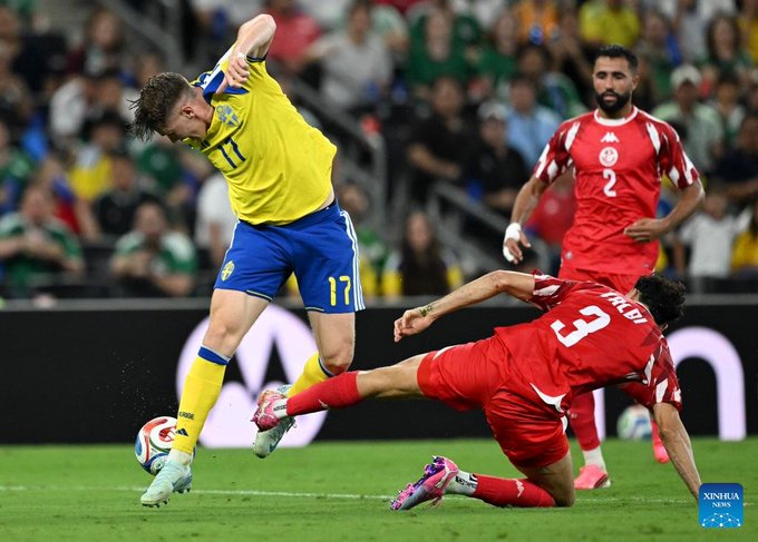 Sweden Thrash Tunisia 5-1 in FIFA World Cup 2026 Opener