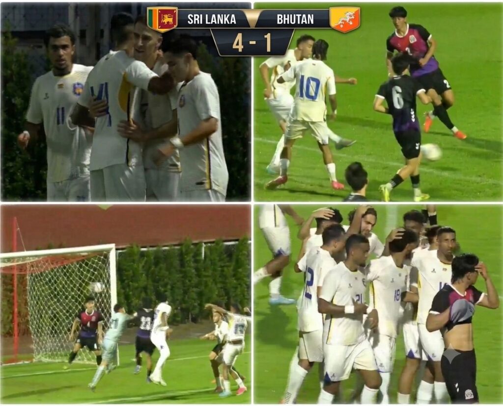 Sri Lanka Cruise Past Bhutan 4-1 in Impressive International Friendly Victory