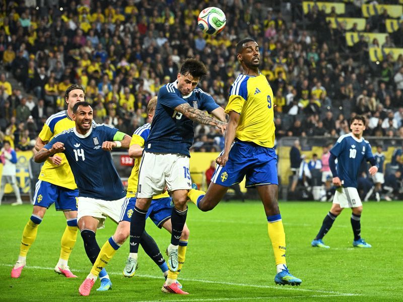 Sweden 2-2 Greece: Last-Gasp Equalizer Seals Friendly Draw