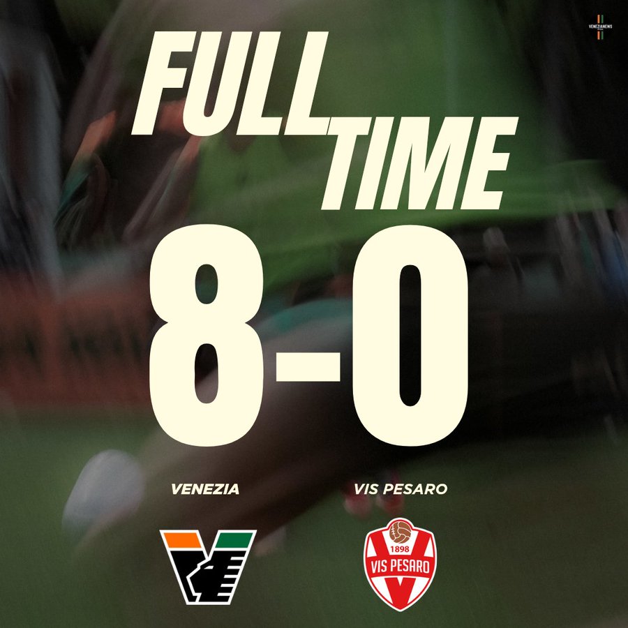 Venezia Crush Vis Pesaro 8-0 in Ruthless Pre-Season Display