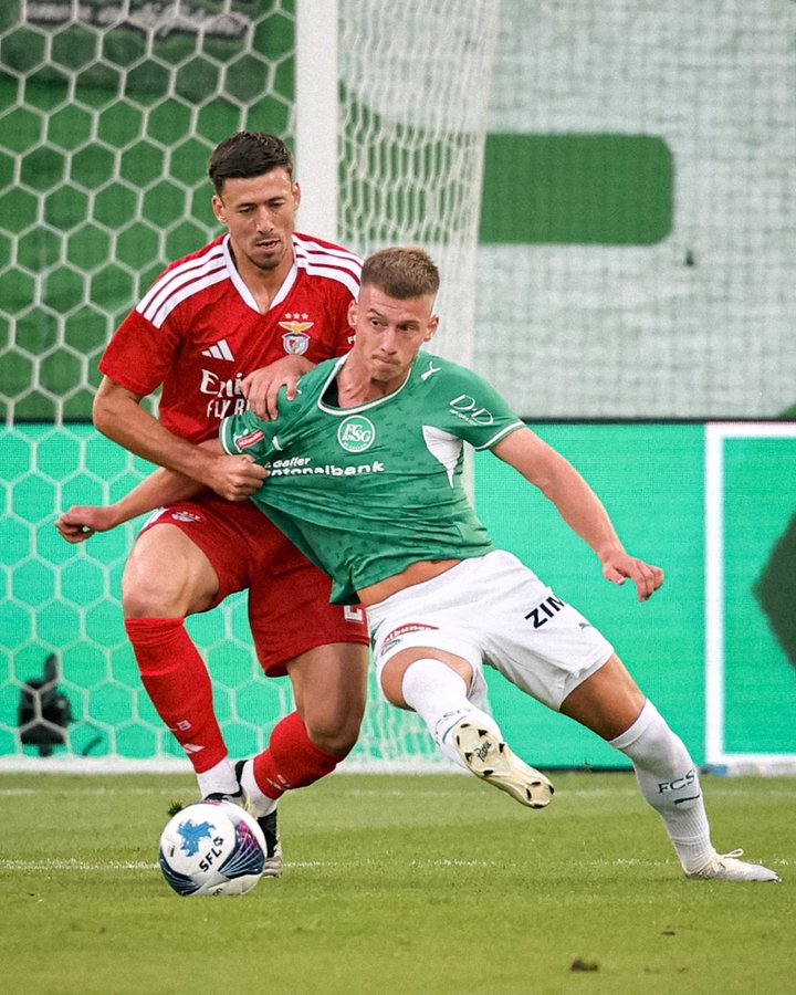 St. Gallen Shock Benfica 2-1 in Europa League Qualifier