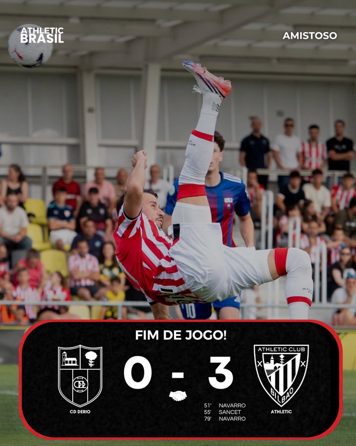 Athletic Bilbao Cruise Past Derio 3-0 in Pre-Season Friendly as Navarro Shines