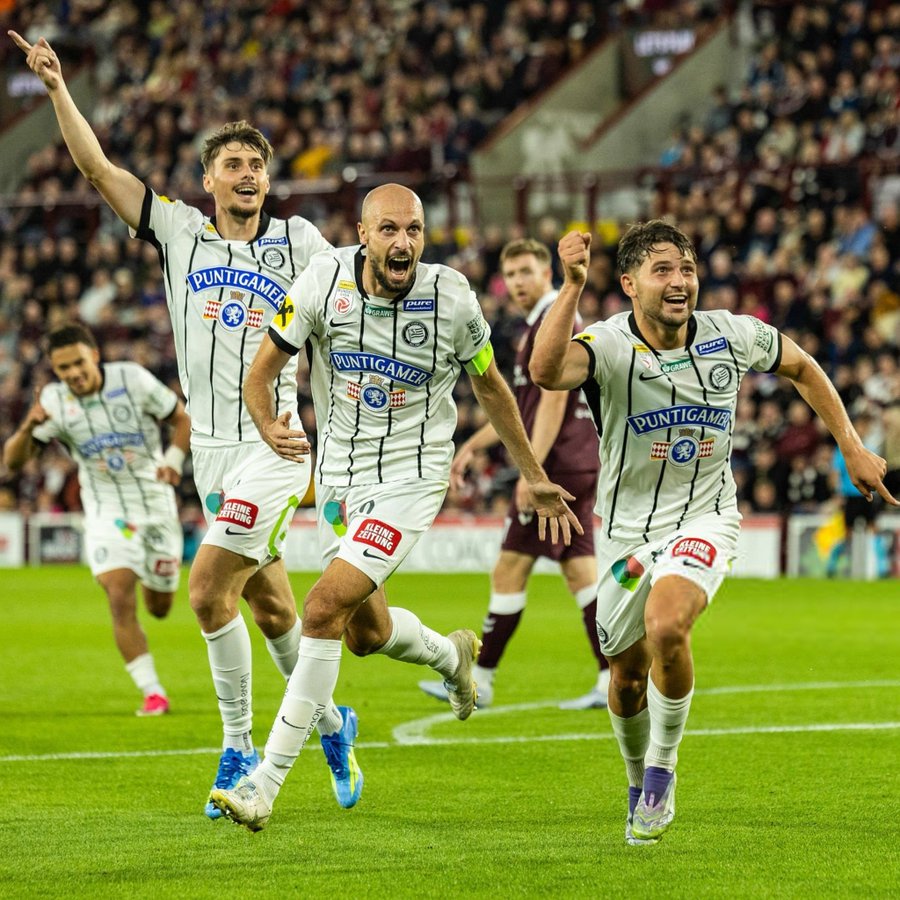 Sturm Graz Beat Hearts 2-0 in UCL Qualifier