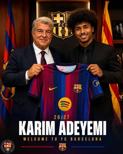 Barcelona Sign Karim Adeyemi from Dortmund