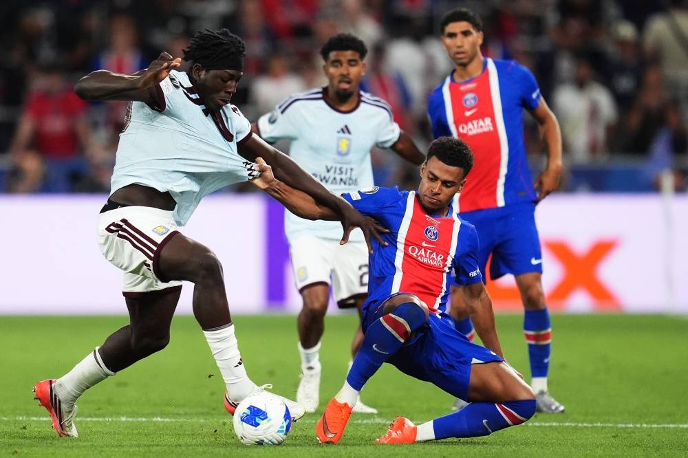 PSG 2-1 Aston Villa: Doué Seals UEFA Super Cup Win