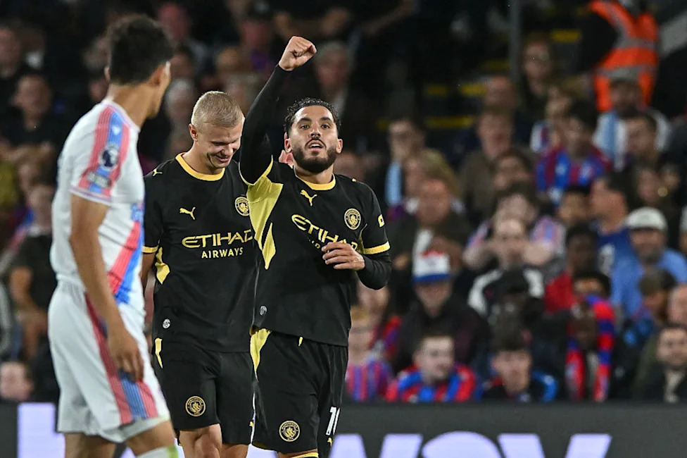 Manchester City Thrash Crystal Palace 4-1 as Cherki and Haaland Shine