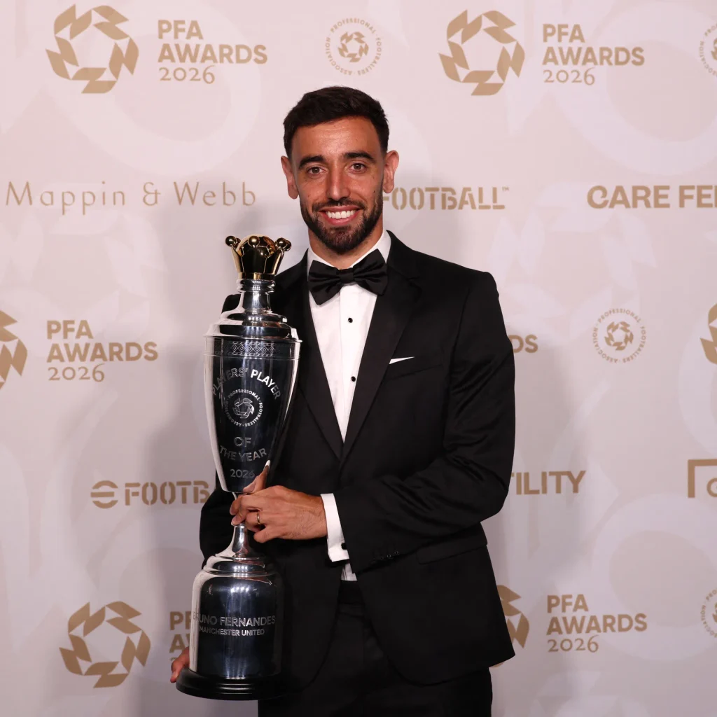 PFA Awards 2026: Bruno Fernandes Crowned Premier League’s Best