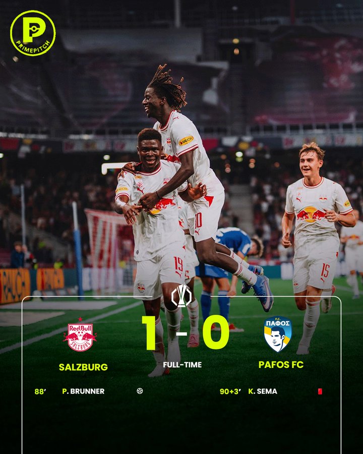 Salzburg 1-0 Pafos: Tabakovic Seals Europa League Win 