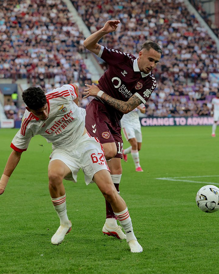 Hearts 1-1 Benfica: Europa League Qualifier Ends Level