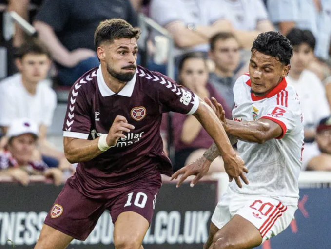 Hearts 1-1 Benfica: Europa League Qualifier Ends Level