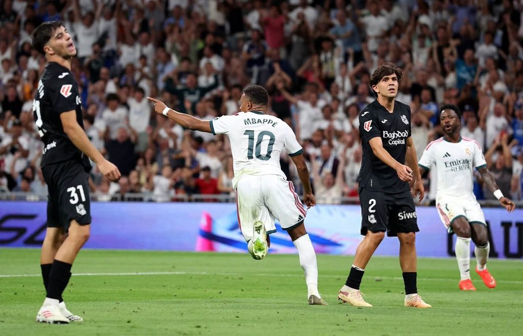 Mbappé's Hat Trick Powers Real Madrid Past Sociedad
