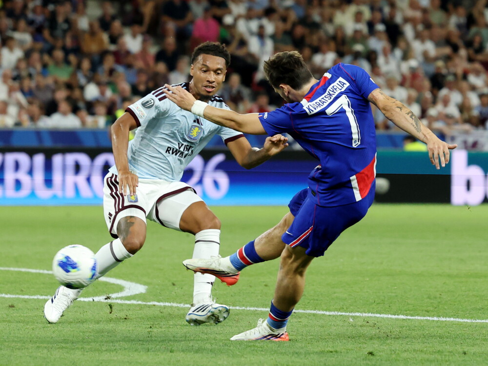 PSG 2-1 Aston Villa: Doué Seals UEFA Super Cup Win