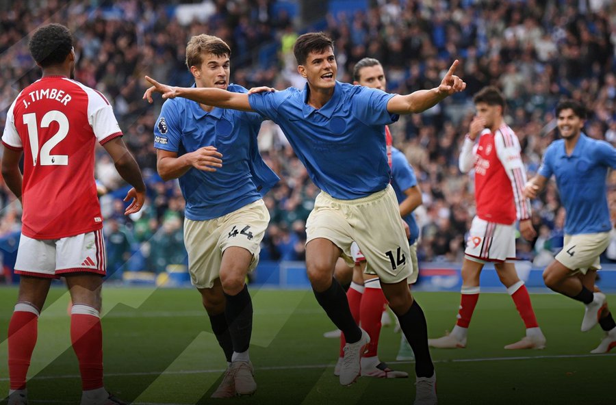 Brighton 3-0 Arsenal: Seagulls Stun Premier League Champions at the Amex
