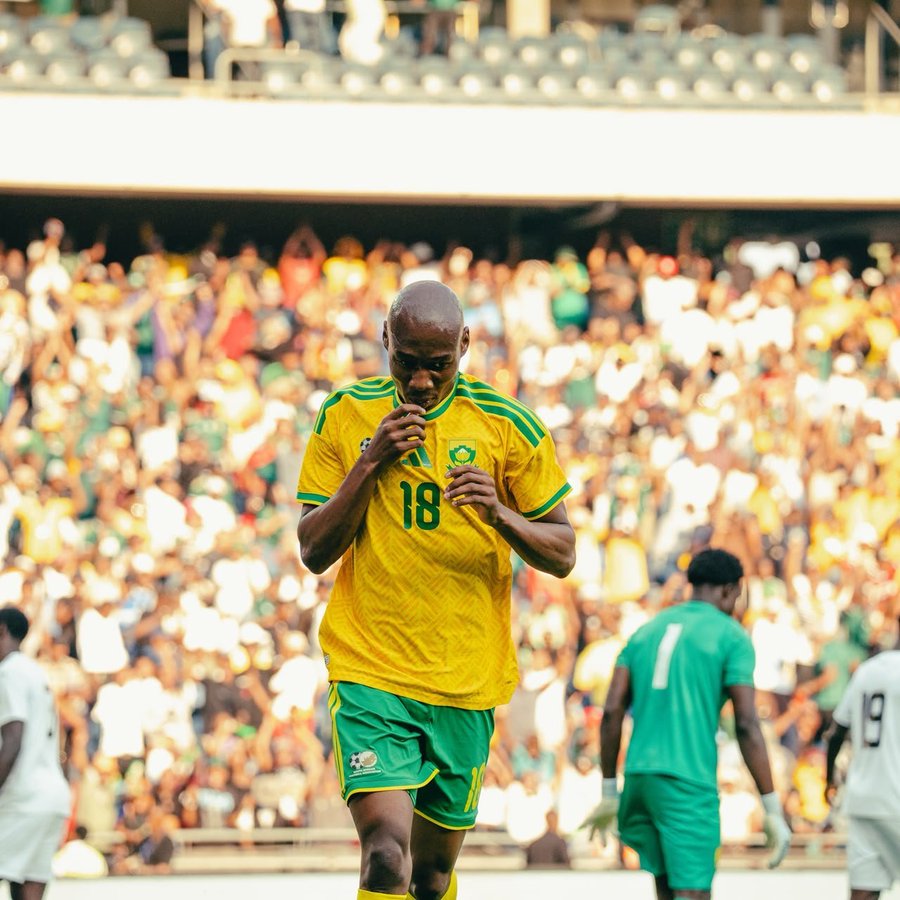 South Africa Crushes Eritrea 5-0 as Mofokeng Shines in AFCON Qualifier