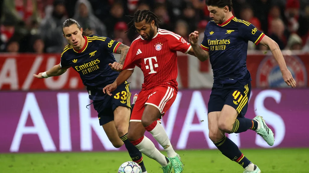 Bayern Munich 2-2 Arsenal: Rice Rescues UCL Draw