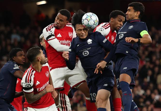 Arsenal 3-0 Lille: Gunners Cruise to 14th Straight UCL League Phase Win