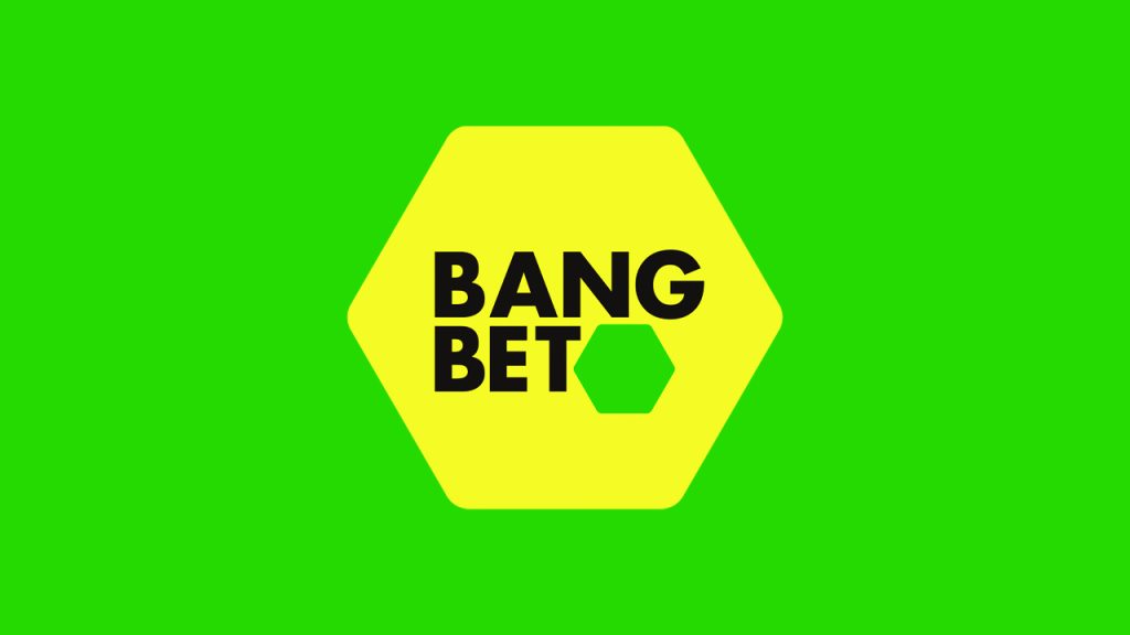 Bangbet logo on green background.