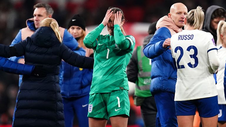  Netherlands vs England during half 