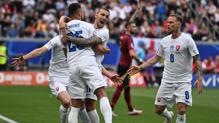 Slovakia Stuns Belgium in a Historic UEFA Euro 2024 Upset