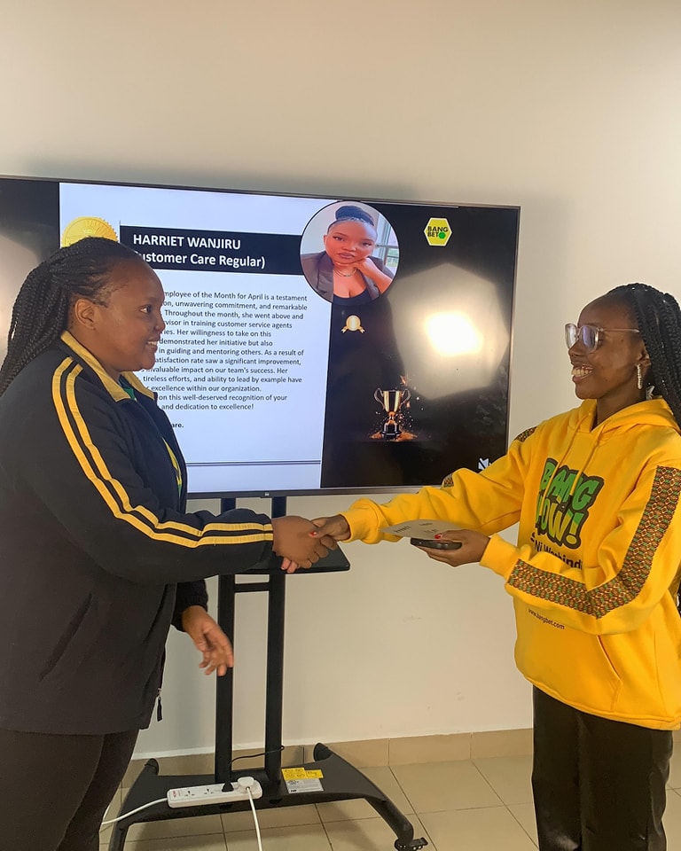 Bangbet's April Outstanding Employee
