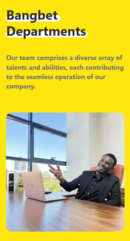 Bangbet About us page