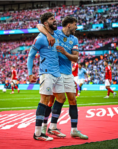 Man City Wins FA SemiFinal Aganist Nottingham Forest
