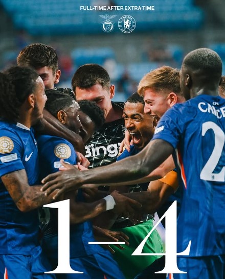 Chelsea Defeat Benfica 4-1 After Extra-Time Thriller to Reach Quarter-Finals