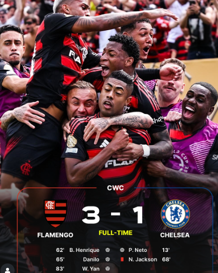 Flamengo Stuns Chelsea 3-1 in Club World Cup Thriller