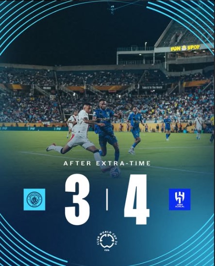Al Hilal Stuns Manchester City 4-3 in Extra Time Thriller to Reach Club World Cup Quarterfinals
