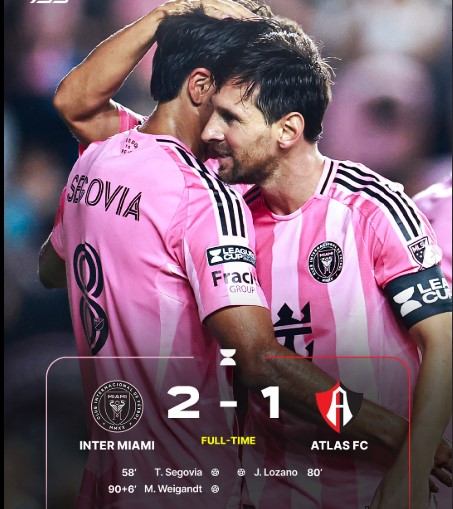 Inter Miami 2-1 Atlas FC: Messi’s Magic